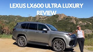 Lexus LX600 Ultra Luxury Review [upl. by Limber8]