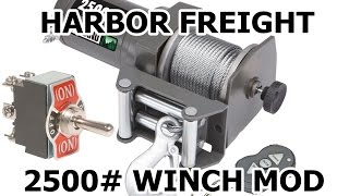 How To  Badlands 2500 Wireless Winch MOUNTED SWITCH MOD [upl. by Meeharb176]