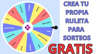 Crea una Ruleta para Sorteos Fácilmente con AppSorteos Tutorial Gratis [upl. by Neelyam]