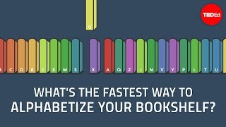 Whats the fastest way to alphabetize your bookshelf  Chand John [upl. by Harli]