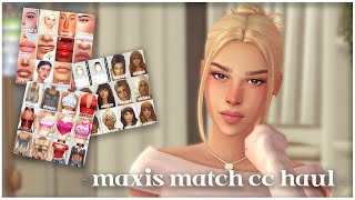 500 maxis match items amp links ✧˚⋆  the sims 4 cc haul [upl. by Aisila]