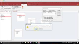 Convert ERD to MS Access Student Registration Example [upl. by Duma]