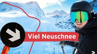 15KM Skifahren auf der längste Talabfahrt in Österreich Sölden [upl. by Madelene]