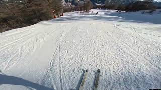 Serre chevalier piste rouge Grande Gargouille [upl. by Uird]