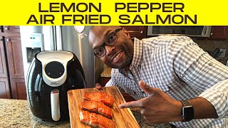 AIR FRIED SALMON RECIPE  POWER AIR FRYER XL [upl. by Thorncombe]