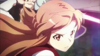 Asuna’s Best Battle Scenes  Sword Art Online [upl. by Yauqram]