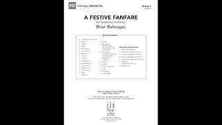 A Festive Fanfare  Brian Balmages [upl. by Keeler]