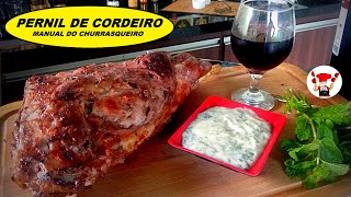 Como Assar Pernil de Cordeiro na Churrasqueira Perfeito [upl. by Ferrel212]