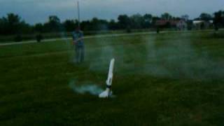 Styrofoam glider with rocket boost [upl. by Richter]