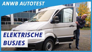 Elektrische busjes Streetscooter Volkswagen amp Ford EINDELIJK OP STROOM  ANWB Autotest [upl. by Halika]