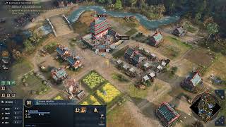 Age of Empires IV  GameplayWalkthrough  The Mongol Empire 1268 Blockade at Lumen Shan [upl. by Enyrehtak883]