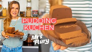 Schokoladen Puddingkuchen  so einfach und lecker  veganes Dessert Mrs Flury [upl. by Rehsa]