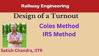 Turnout Design of a railway turnout Coles Method and Indian Railways Method with all details [upl. by Selina17]