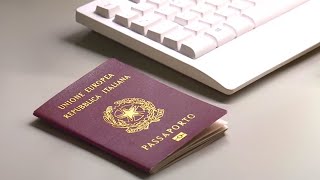 Poste Italiane debutto a Roma del servizio passaporti in ufficio postale [upl. by Eitsym]