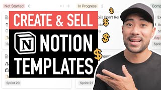 How To Create and Sell Notion Templates  Notion Tutorial 2021 [upl. by Naaitsirhc]