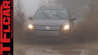 2015 VW Tiguan Wet Snowy amp Muddy OffRoad Review [upl. by Aztinay379]