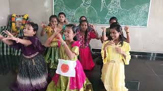 Childrens day special song  performance by 6th class Students KGBV marripadu [upl. by Nref]