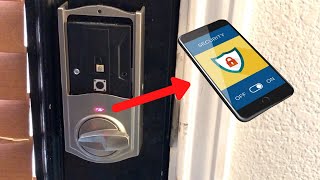 How To Sync The Lock On Your Door To A Security System  Home Automation [upl. by Noneek]