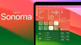 macOS Sonoma Released  Whats New 100 New Features [upl. by Llennod]