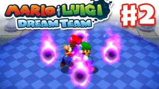 Mario amp Luigi Dream Team  Gameplay Walkthrough Part 2  Smoldergeist Boss Fight Nintendo 3DS [upl. by Ailhat]