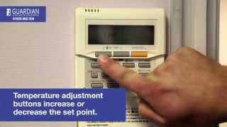 Fujitsu Air Conditioning Control Panel How To Guide [upl. by Yornoc593]