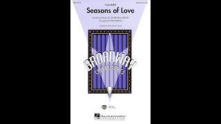 Seasons of Love SATB Choir  Arranged by Roger Emerson [upl. by Airet]