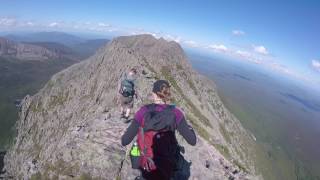 The Knifes Edge on Mt Katahdin [upl. by Berkie]