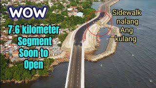 DPWH DAVAO CITY COASTAL ROAD  76 KILOMETER SOON TO OPEN buildbuildbuildproject completion [upl. by Tartan]