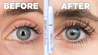 Women Try Eyelash Growth Serum For A Month [upl. by Calondra]