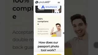 Capture Your Perfect Passport Photo Effortlessly with PhotoAid [upl. by Enirhtak]