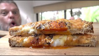 Cheesy Egg Toast Recipe  Gregs Kitchen [upl. by Robinett13]