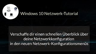 Neues Windows 10 Netzwerk Konfigurationsmenü Netzwerkverbindung checken Netzwerkproblem lösen [upl. by Kelley]