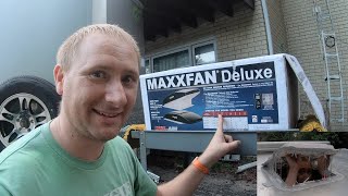 MaxxAir MaxxFan Deluxe Install and Review [upl. by Nichy]