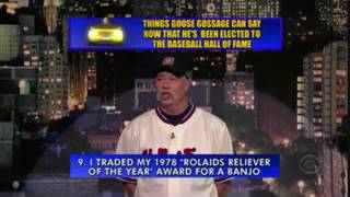 Lettermans Top 10 by Goose Gossage [upl. by Lednahc]