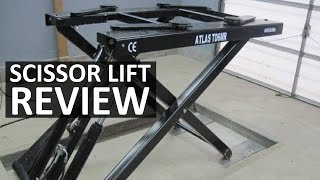 ATLAS 3 Ton Scissor Lift Review  TD6MR [upl. by Eetnuahs]