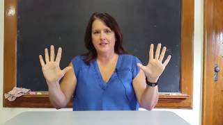 Teaching Counting On Fingers [upl. by Nnyliak]