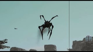 Giant enemy spider attacks train [upl. by Mandie557]