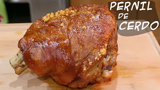 PERNIL DE CERDO AL HORNO CRUJIENTE Y JUGOSO PARA CENA DE NAVIDAD [upl. by Schroer]