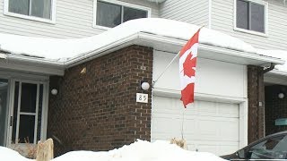 Soldier told to remove Canadian flag from Ottawa home [upl. by Pantheas]