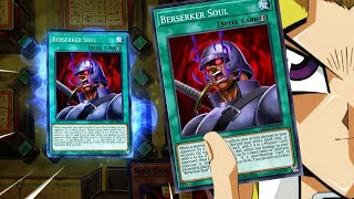 WHEN YOU USE THE ICONIC BERSERKER SOUL SPELL CARD IN YUGIOH MASTER DUEL [upl. by Esinart]