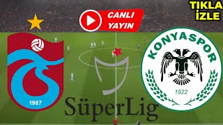 TRABZONSPOR KONYASPOR MAÇI CANLI İZLE [upl. by Lateehs]