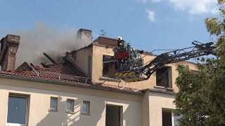 PUNKTum Wohnhausbrand in der Hettstedter Novalisstraße [upl. by Borgeson]