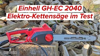 Einhell Elektro Kettensäge GHEC 2040 im Test [upl. by Lleznod]