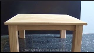 COMO HACER UNA MESA DE MADERA  PARTE 2  WOODEN TABLE  Juan Carlos Aquila [upl. by Horan]