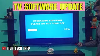 HOW TO UPDATE  UPGRADE TV SOFTWARE  TV FIRMWARE UPDATE [upl. by Starlin]