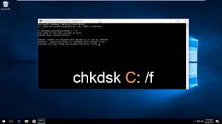 How To Run A Disk Check In Windows 10 Using The Command Prompt [upl. by Nasaj]