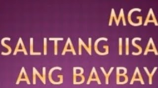 Mga Salitang Iisa Ang Baybay Ngunit Magkaiba Ang Diin At Kahulugan [upl. by Hsinam]