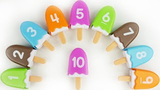 Best Learn Numbers and Colors with Popsicles for Toddlers [upl. by Nwonknu198]