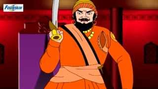 Shivaji Maharaj Marathi Animated Story  Shahiste Khanawar Halla [upl. by Noryak]