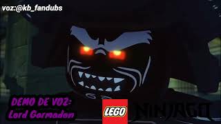 DEMO DE VOZ Lord Garmadon  Lego Ninjago [upl. by Amadeus]